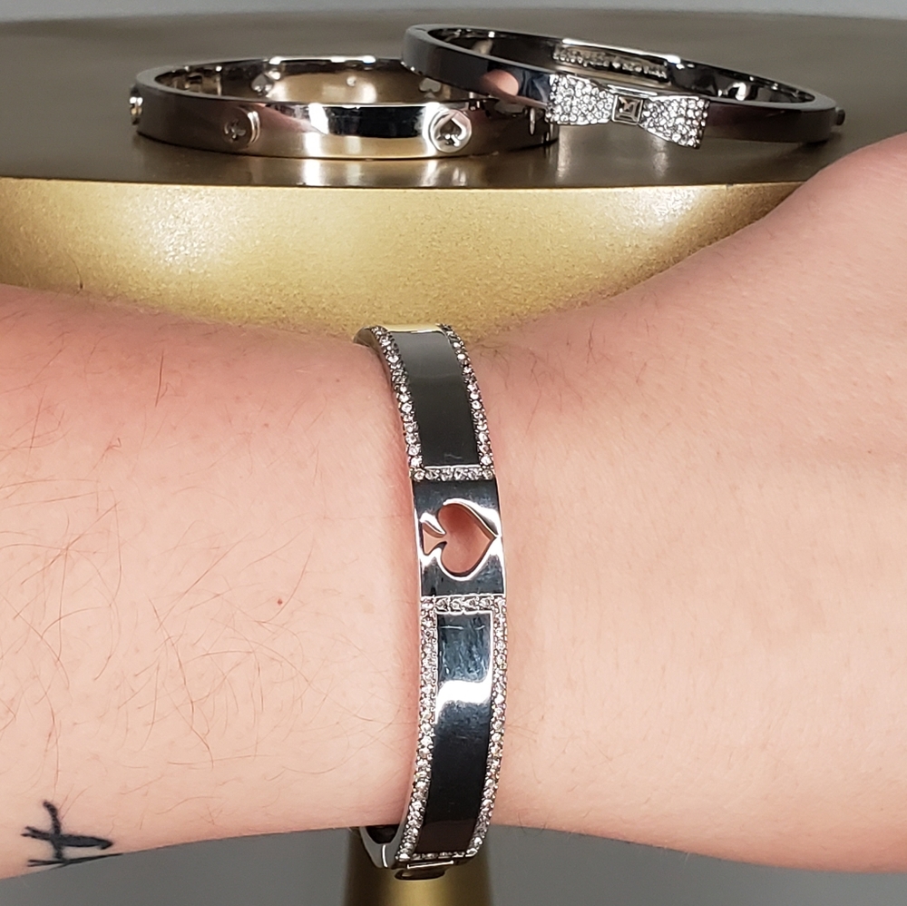 NWT kate spade Rhinestone Spade Bracelet